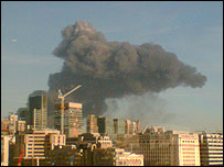London : Major fire at Olympic Games site