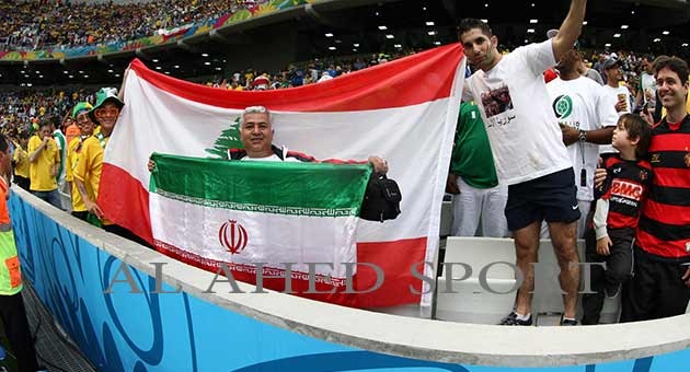 بالصور : العلم اللبناني يرفرف في البرازيل 