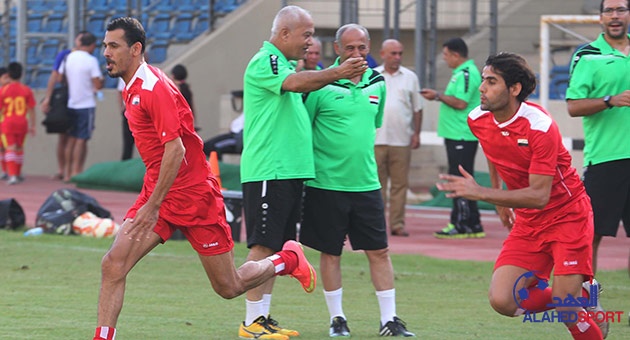 بالصور : استعدادات منتخب العراق لمباراته الودية امام لبنان