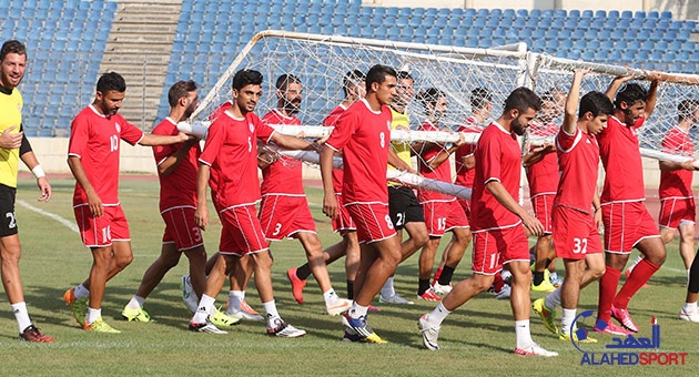بالصور : لبنان يستعد لمواجهة العراق ودياً 