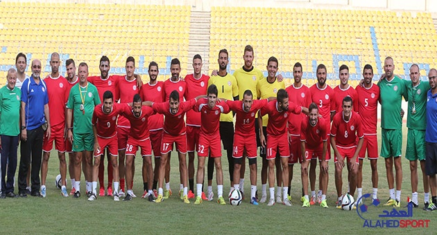 بالصور : لبنان يستعد لمواجهة العراق ودياً 