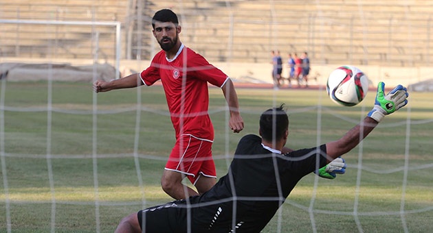 بالصور : منتخب لبنان يستعد لمواجهة كوريا الجنوبية 
