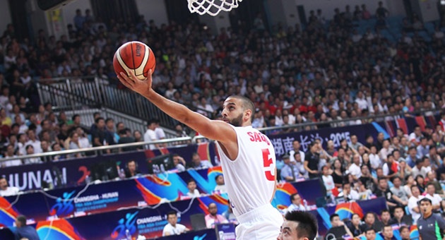 منتخب لبنان يسقط امام العملاق الصيني بفارق 18 نقطة 