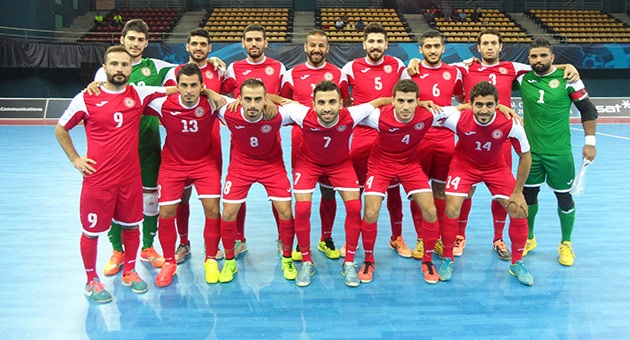 فوز لبنان على الاردن في بطولة آسيا للفوتسال 