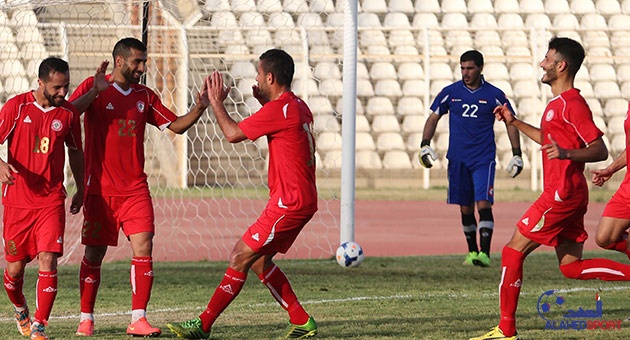 بالصور :  تعادل منتخب لبنان ونظيره السوري ودياً