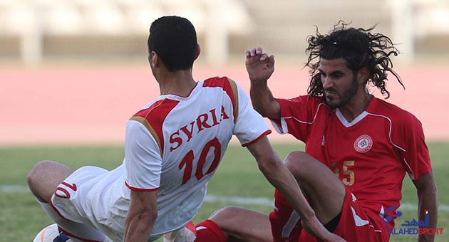 بالصور :  تعادل منتخب لبنان ونظيره السوري ودياً