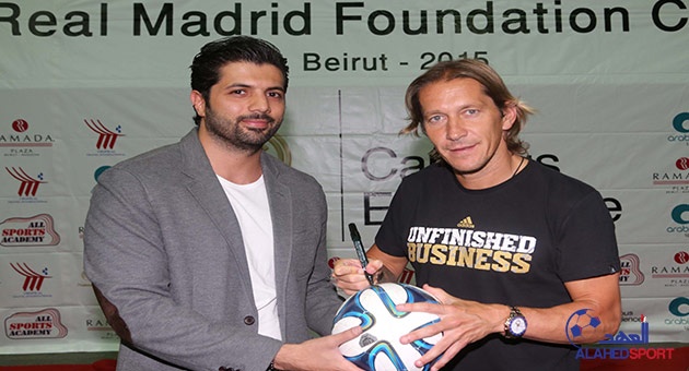 بالصور : مدافع ريـال مدريد السابق سلغادو في بيروت 