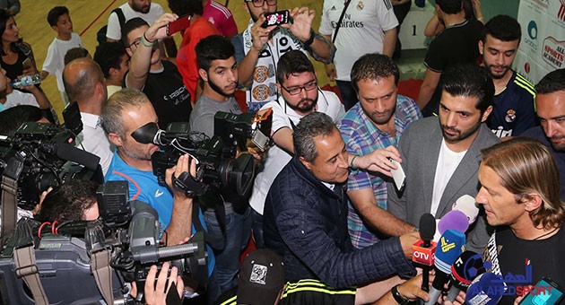 بالصور : مدافع ريـال مدريد السابق سلغادو في بيروت 