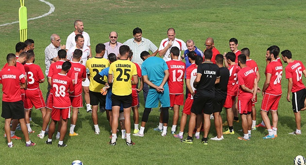 بالصور :منتخب لبنان يعاود تدريباته استعداداً لمواجهة كوريا 