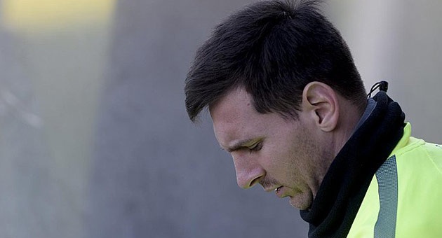 ميسي عاد الى تدريبات برشلونة 