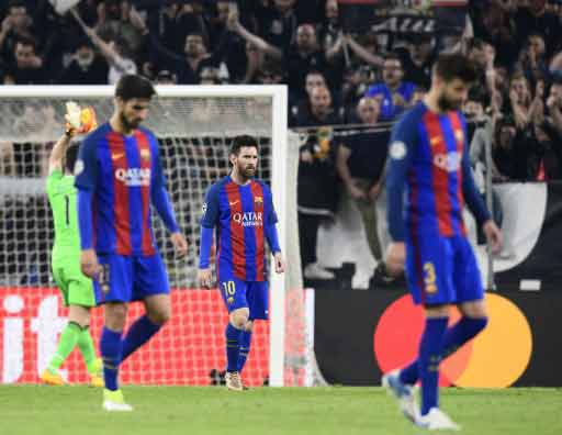 بالصور والتفاصيل..يوفنتوس يدك شباك برشلونة بثلاثية تضعه على أعتاب نصف النهائي