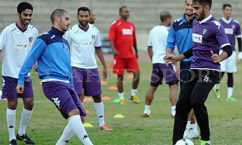  تحضيرات منتخب الكويت في بيروت