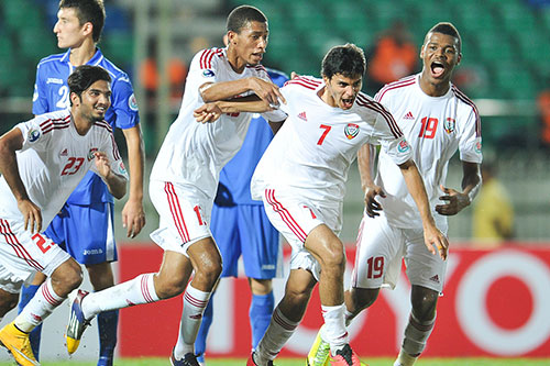 تعادل الامارات واوزبكستان2-2