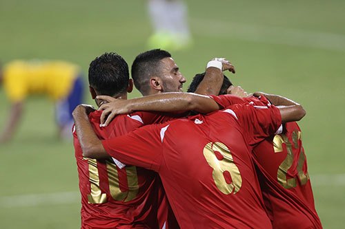 تعادل منتخب لبنان والاولمبي البرازيلي 