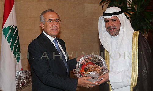 زيارة احمد الفهد الى بيروت