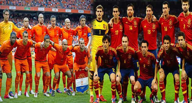  مونديال 2014: التشكيلتان المحتملتان لاسبانيا وهولندا