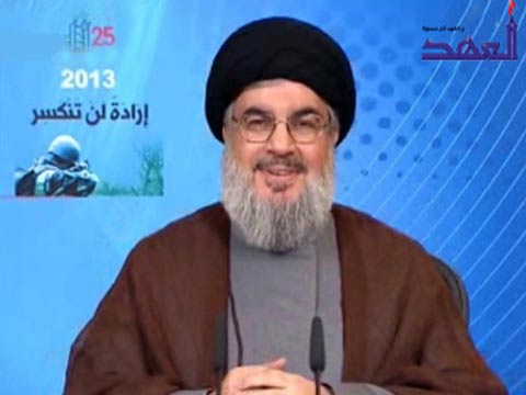 كلمة سماحة السيد نصرالله بعيد التحرير في 25/5/2013