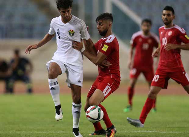  تعادل الاردن ولبنان ودياً