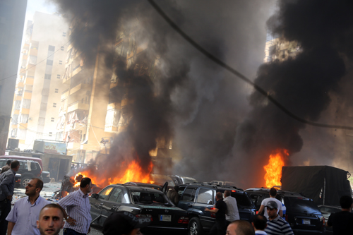 التفجير الارهابي في الضاحية محور الصحف اللبنانية