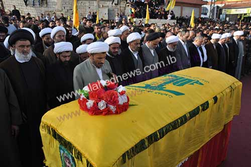 الصلاة على جثمان الشهيد محمود محمد حايك تشييع الشهيد محمود حايك