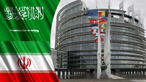 البرلمان الأوروبي البرلمان الأوروبي: لإشراك إيران والسعودية في جهود تخفيف التوتر في سورية