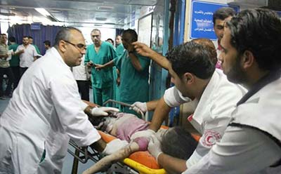 أطفال غزّة أهداف للقصف الصهيوني في اليوم الـ19 للعدوان على غزّة: المقاومة صامدة