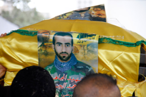نعش الشهيد علي أحمد الحركة حزب الله يشيع ثلة من الشهداء في الجنوب والبقاع وبيروت