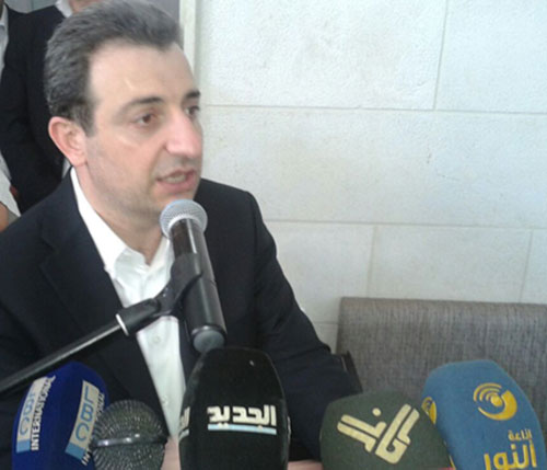الوزير ابو فاعور يتحدث خلال تكريم القاضي المذهبي الدرزي منير رزق ابو فاعور: نازلة عرسال لم تحرك المياه الراكدة في رئاسة الجمهورية