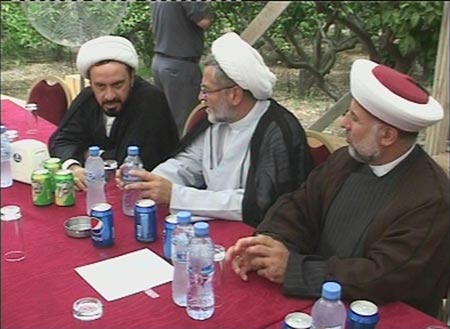 جانب من الحضور العلمائي تكريم المفتي الجعفري الممتاز في انصار