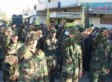 المجاهدون خلال خطاب القسم حزب الله يشيع الشهيد محمد عبد الكريم زين الدين في الهرمل