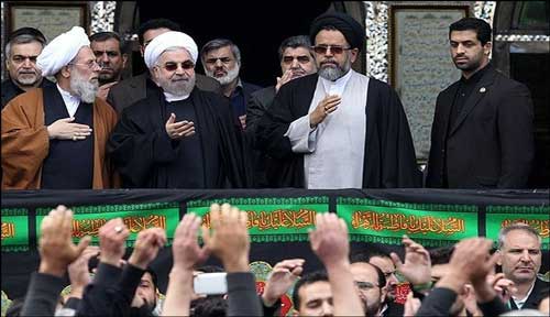 مسيرات مليونية في طهران في العاشر من محرم