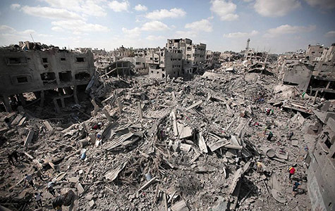 الدمار في غزة اما اعمار غزة او الانفجار