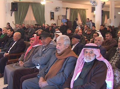 جانب من الحضورخلال الذكرى السنوية الاولى لاستشهاد المجاهد علي ضرغام فارس الحاج حسن: تباشير التلاقي بدأت في اكثر من مكان