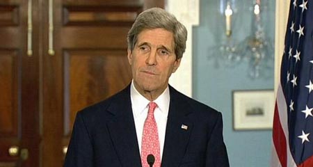 وزير الخارجية الأميركي جون كيري أوباما يتجه لفرض عقوبات جديدة على روسيا.. وموسكو تقول: هدفها قلب النظام