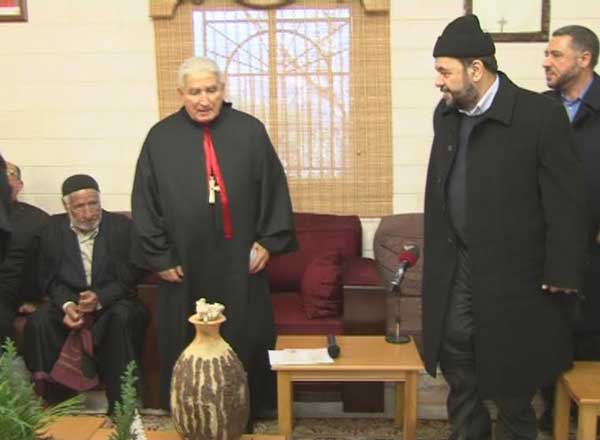 وفد من قيادة منطقة البقاع في حزب الله يجول على فعاليات دينية مسيحية في البقاع الشمالي وفد من قيادة البقاع في حزب الله يجول على فعاليات دينية مسيحية