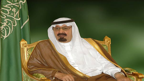 وفاة الملك السعودي عبدالله بن عبد العزيز