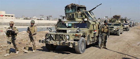العراق: عمليات ضد الإرهابيين في الرمادي وبيجي والفلوجة