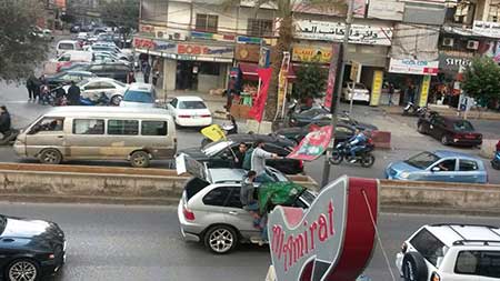 مواكب سيارة في الضاحية الجنوبية احتفالا بعملية المزارع لبنان يعتز بالعملية النوعية في مزارع شبعا ويؤكد التفافه حول المقاومة الاسلامية