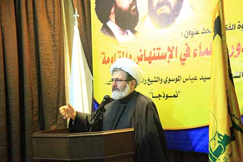 الشيخ حسن بغدادي الشيخ بغدادي: المعارك الدائرة في سوريا اليوم تشكل المواجهة الحقيقية للمشروع الإسرائيلي