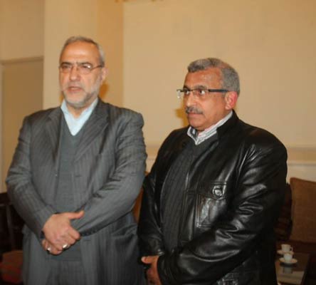 قماطي مع سعد وفد من حزب الله زار اسامة سعد في الذكرى الـ40 لاستشهاد المناضل معروف سعد