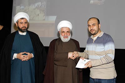 توزيع جوائز مسابقة "أريج الصلاة" الشيخ قاسم: لانتخاب العماد عون للرئاسة لأنه الجدير والمؤهل