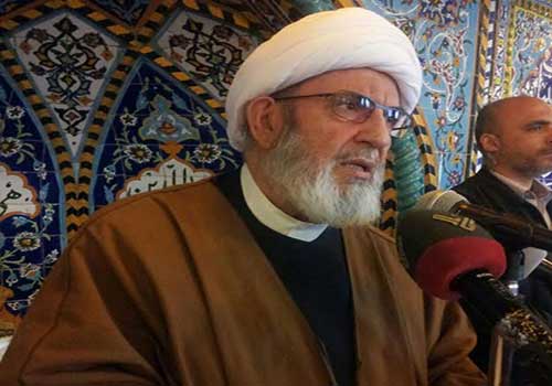 الشيخ محمد يزبك الشيخ يزبك في خطبة الجمعة في بعلبك: حل القضية الفلسطينية لا يكون الا بالمقاومة