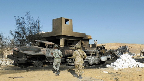مصر: مقتل 3 جنود بانفجار عبوة ناسفة في شمال سيناء
