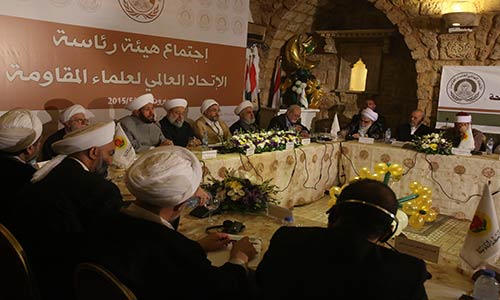 اجتماع مؤتمر ’الاتحاد العالمي لعلماء المقاومة’ يبدأ أعماله في بيروت
