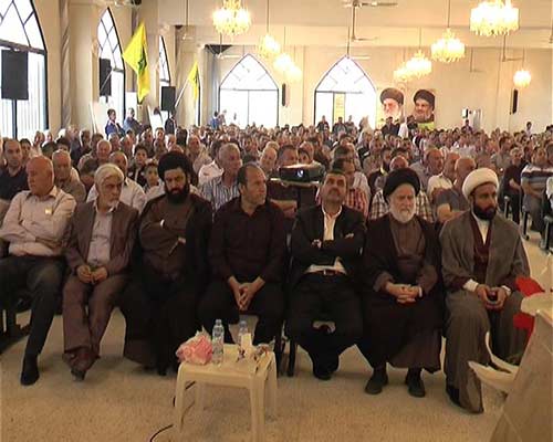 جانب من الحضور الشيخ قاووق: عملية القلمون إنجاز استراتيجي تاريخي للبنان