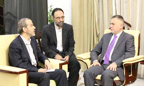 الأعرجي ودنائي فر يبحثان مد خط لنقل الغاز الإيراني لأوروبا عبر العراق