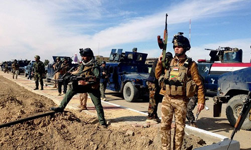 الجيش العراقي يستعيد السيطرة على 17 منطقة في قضاء الكرم