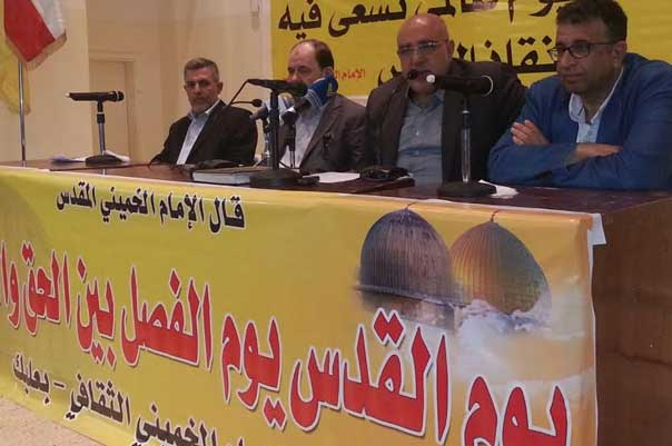 مسؤول منطقة البقاع في حزب الله محمد ياغي ياغي: وجهة صراع كل شعوب عالمنا العربي والإسلامي ستبقى القدس وفلسطين