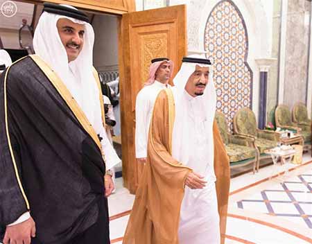 أمير قطر في السعودية