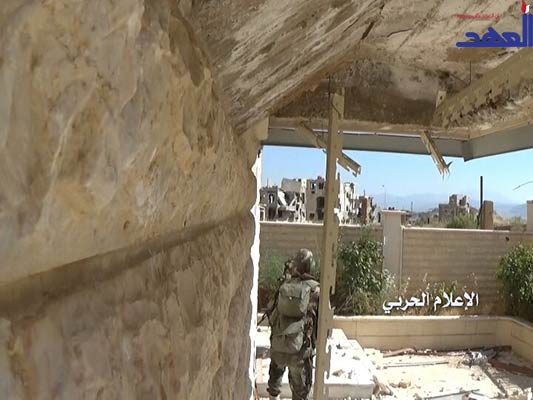 تقدم الجيش السوري والمقاومة في الزبداني صور خاصة لـ’العهد’ حول تقدم الجيش السوري والمقاومة في الزبداني